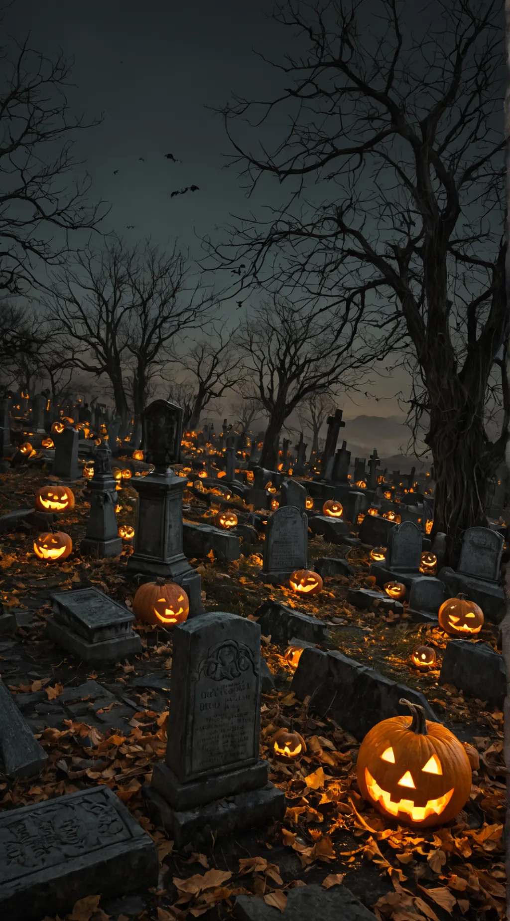 ai character: Hashira Halloween! background