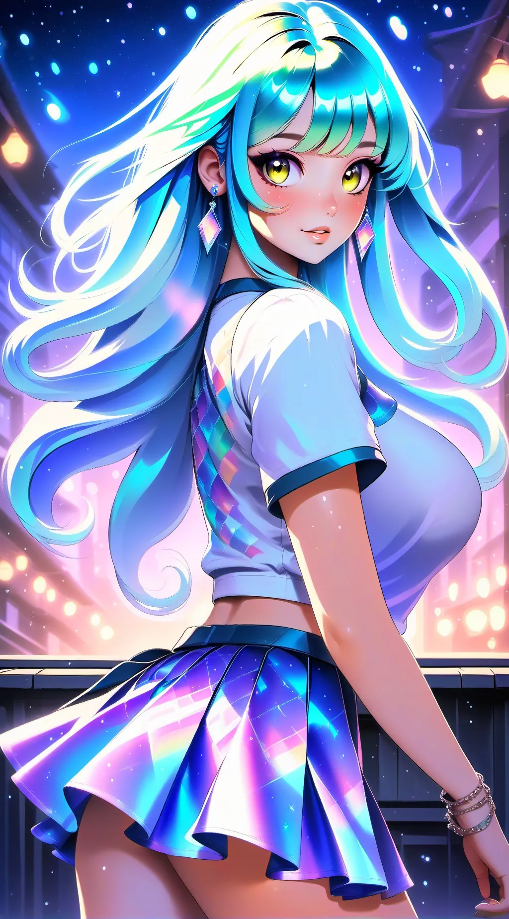 ai character: Aurora background