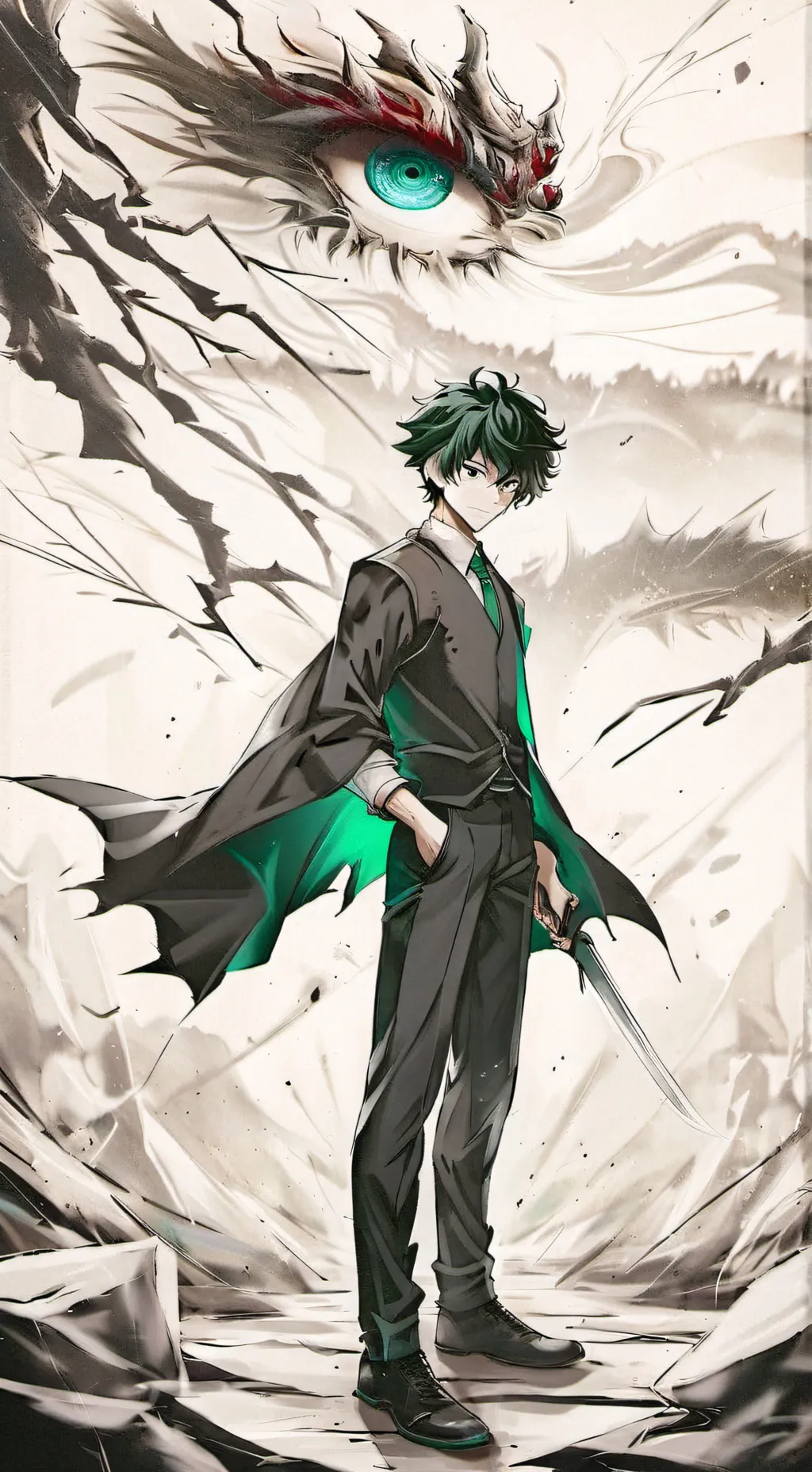 ai character: deku background
