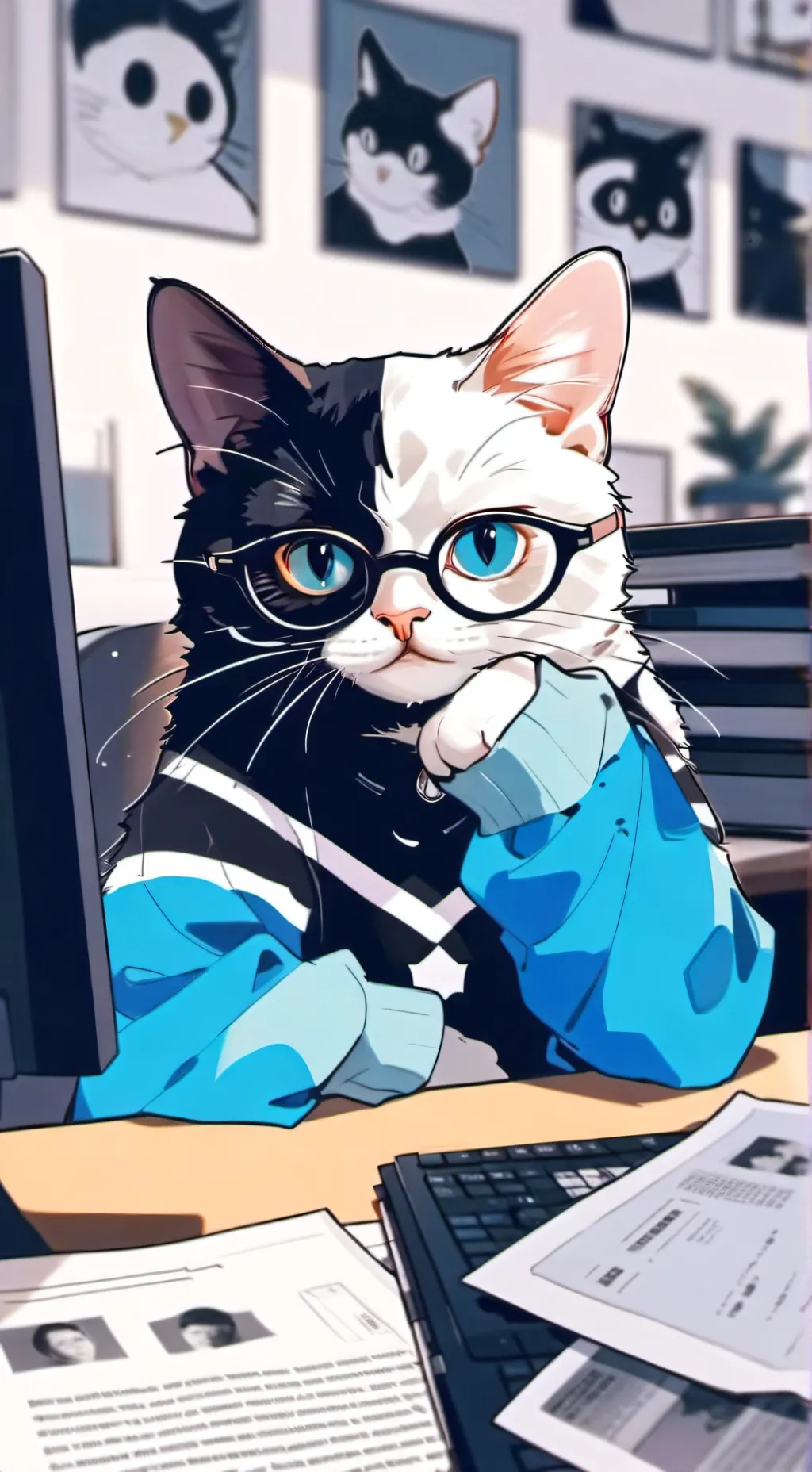 ai character: MemeOreo background