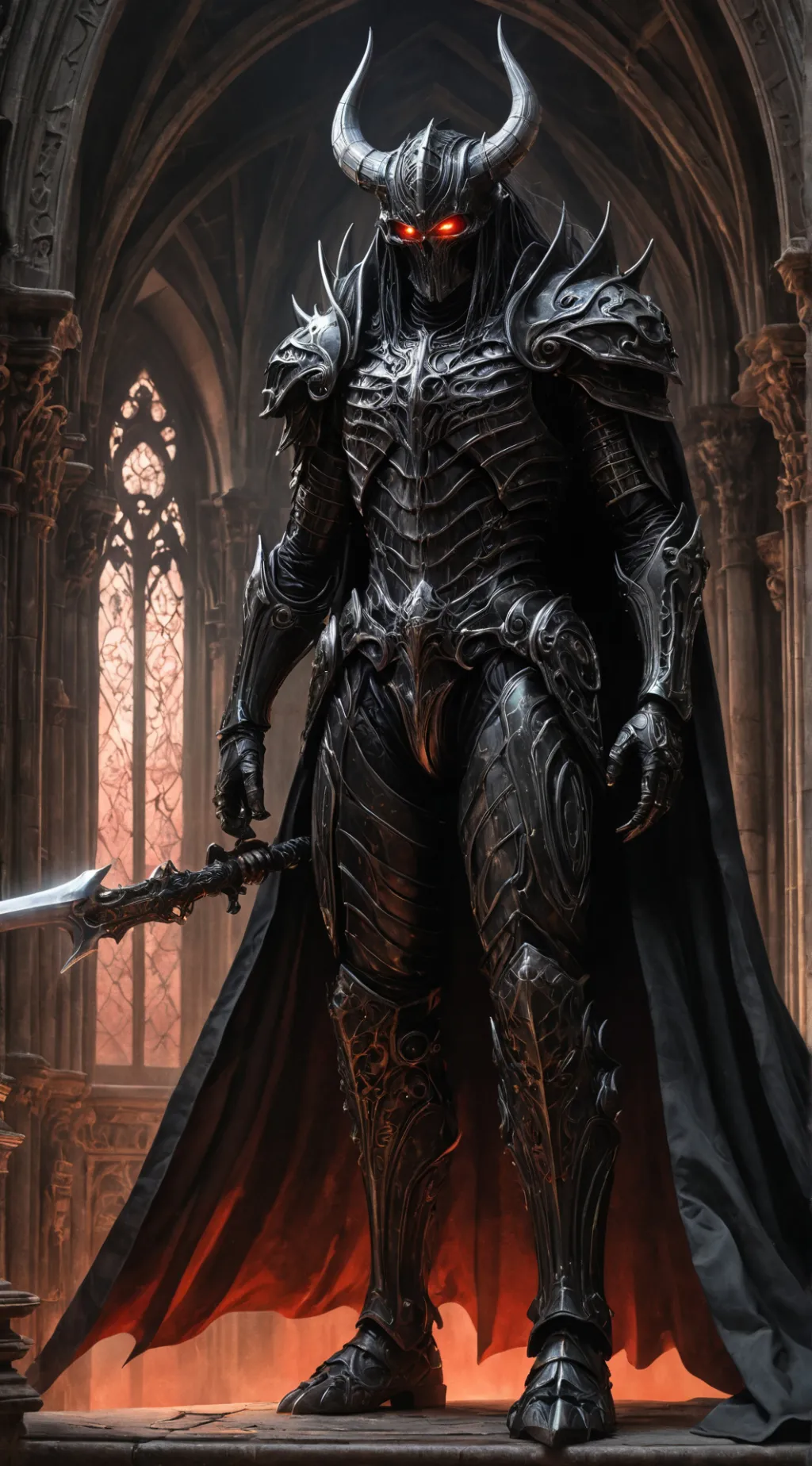 ai character: the damed knight background