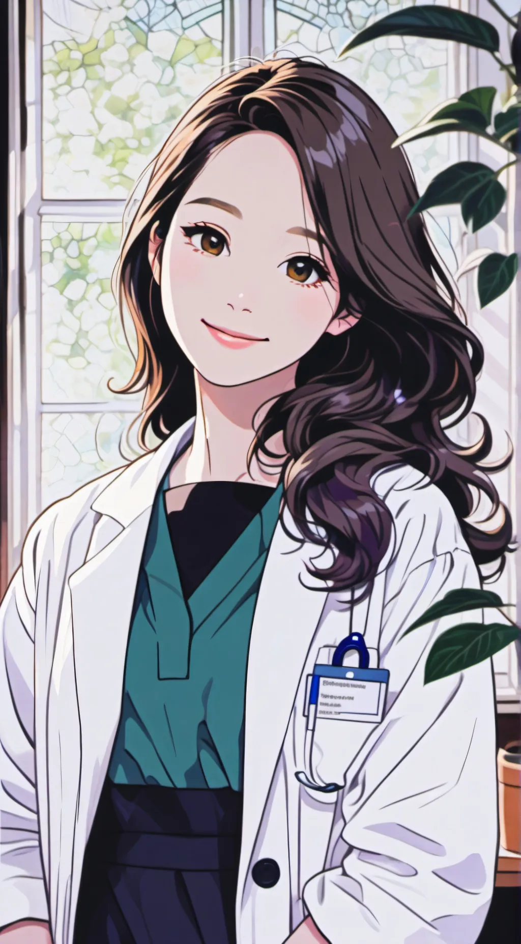 ai character: Therapist doctor background
