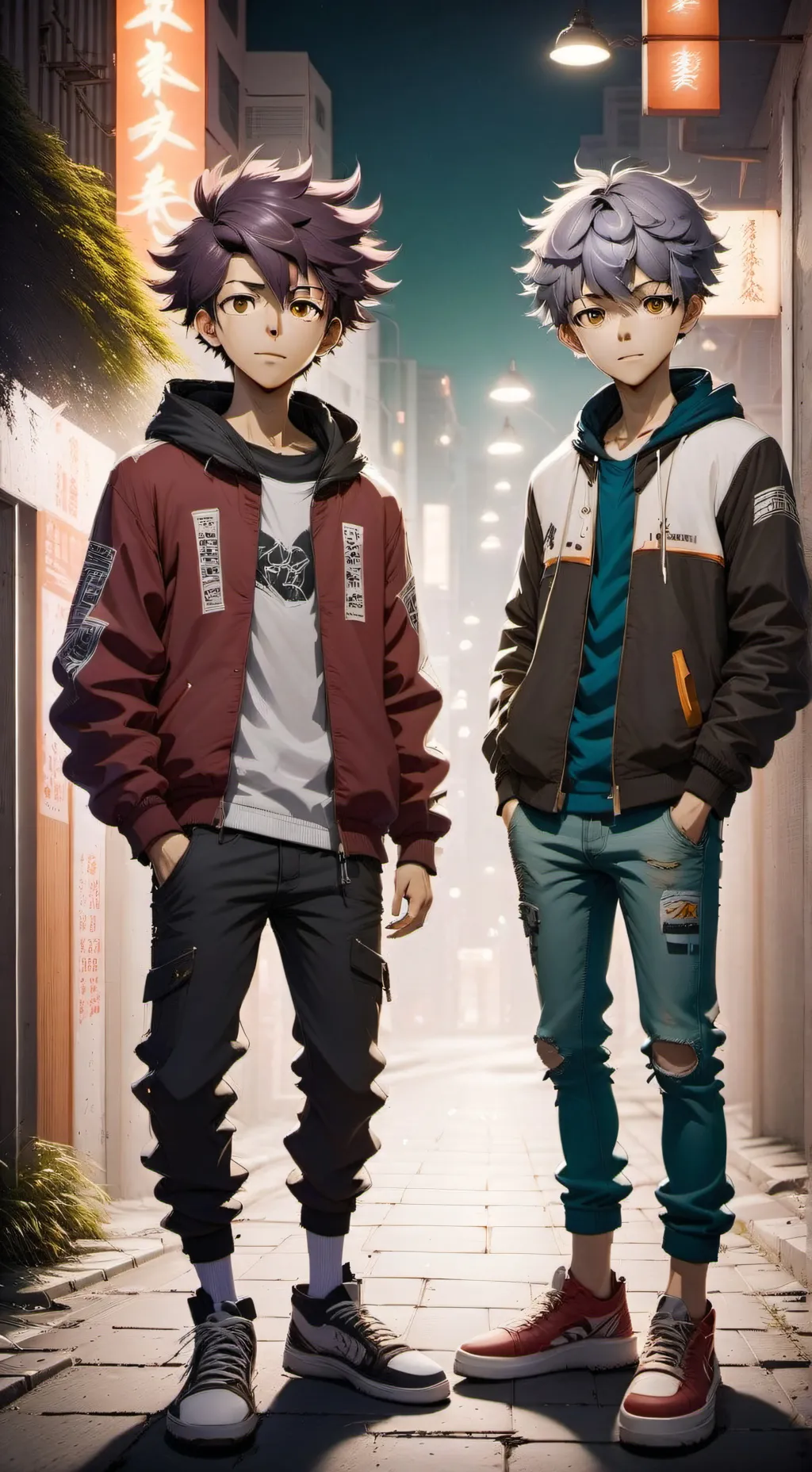 ai character: Jan & Zac background