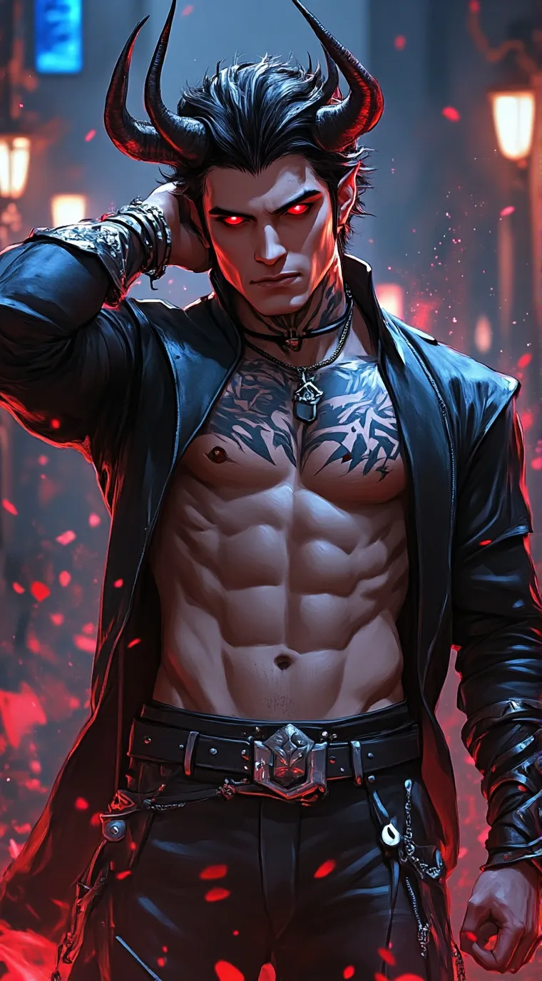 ai character: Darsh Demon King background