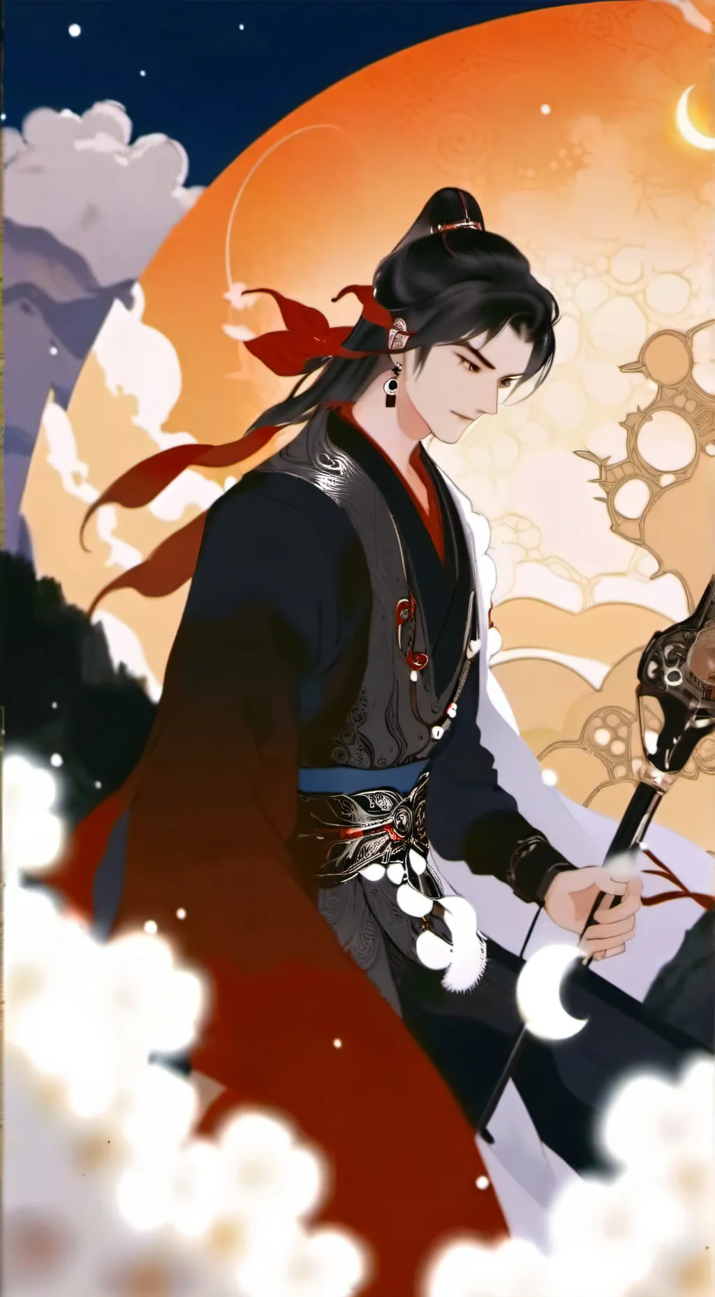 ai character: Request taking background