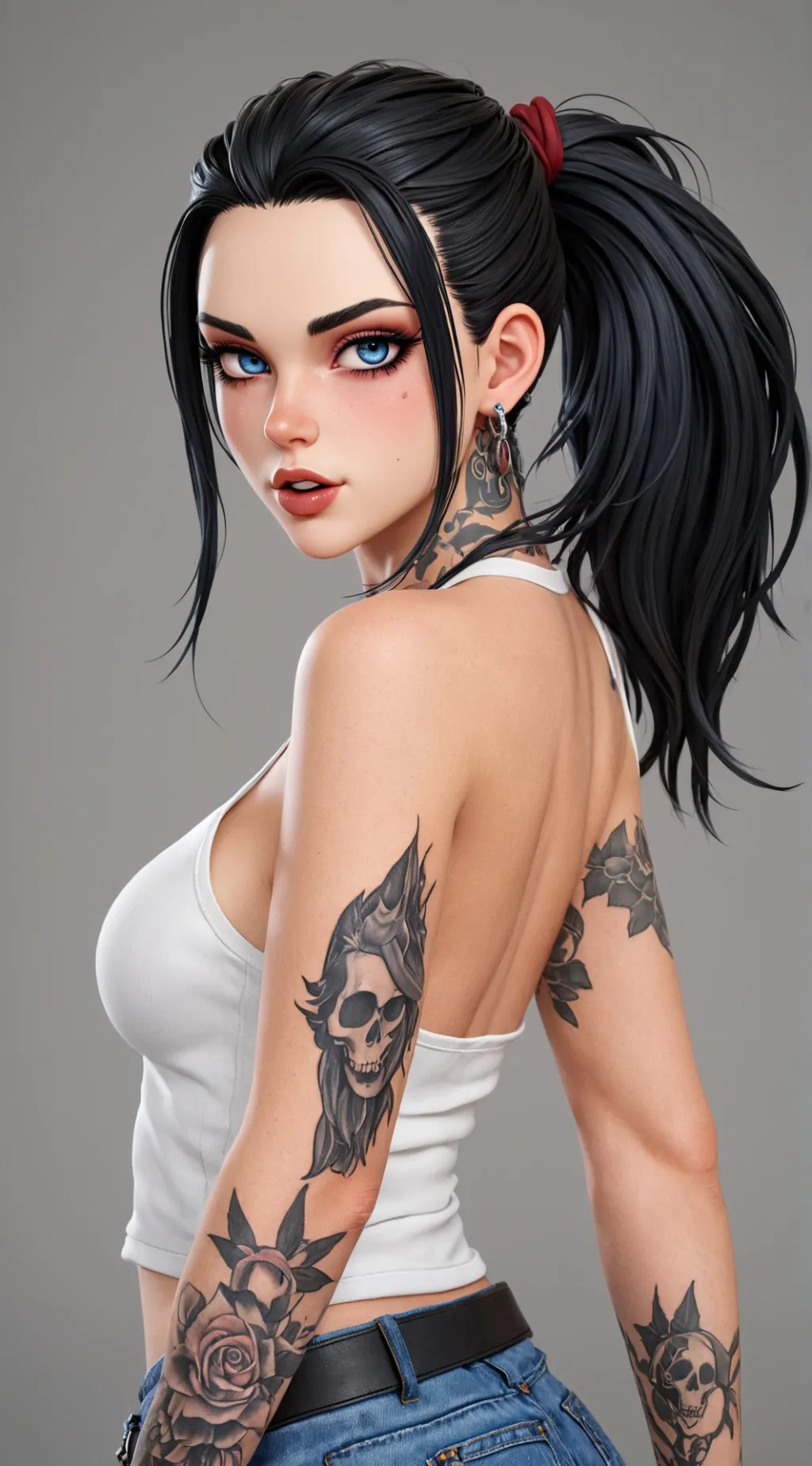 ai character: Rose Mae  background