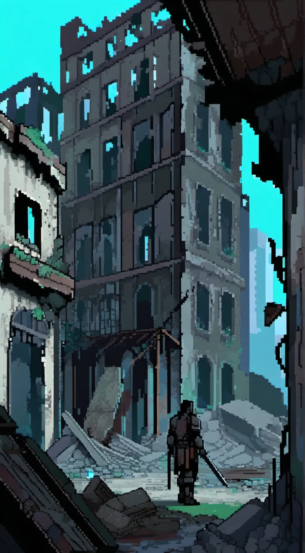 ai character: MHA apocalypse background