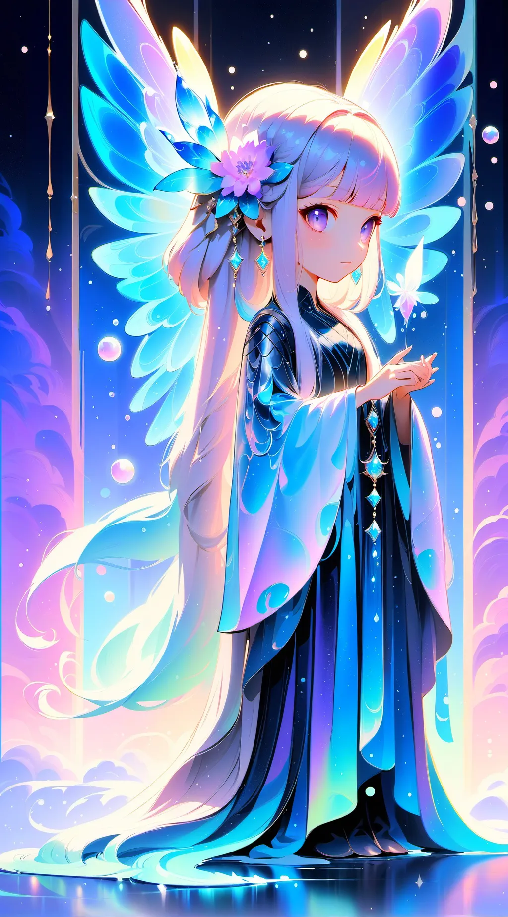 ai character: bakugo  background