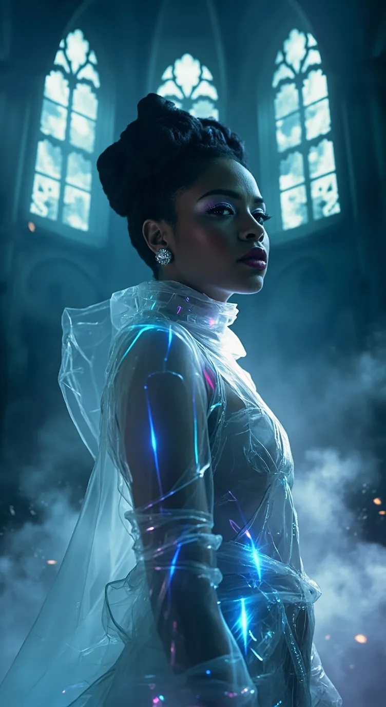 ai character: Lana's ghost background