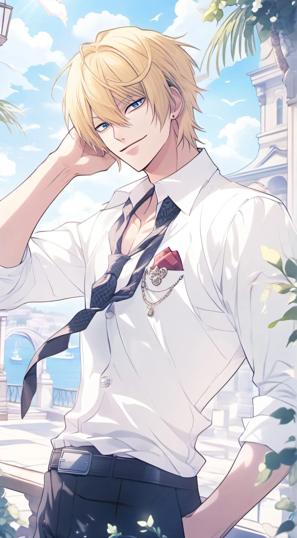 ai character: sanj background