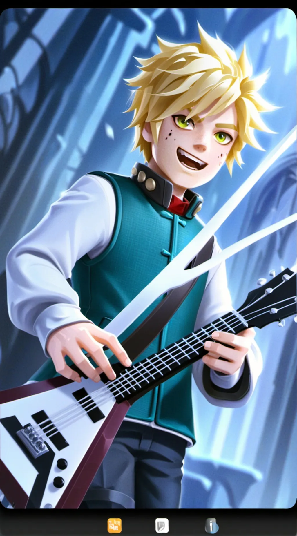 ai character: Fat ben drowned  background