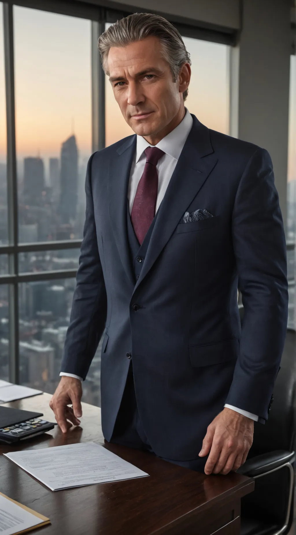 ai character: YOUr BOSS background