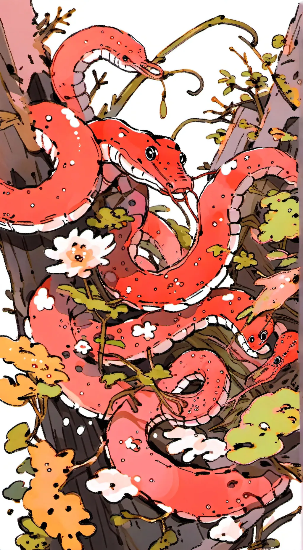 ai character: WORM background