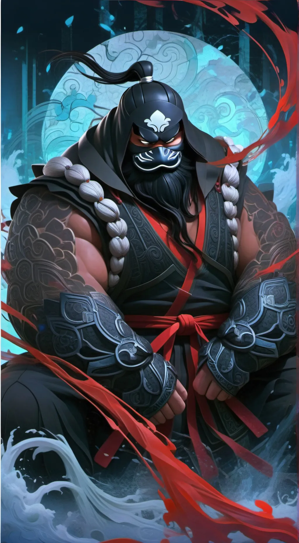 ai character: Sumo Ninja  background