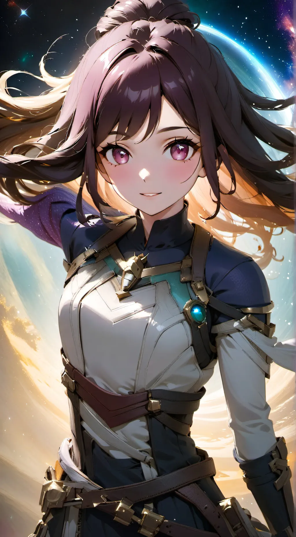 ai character: Hair background