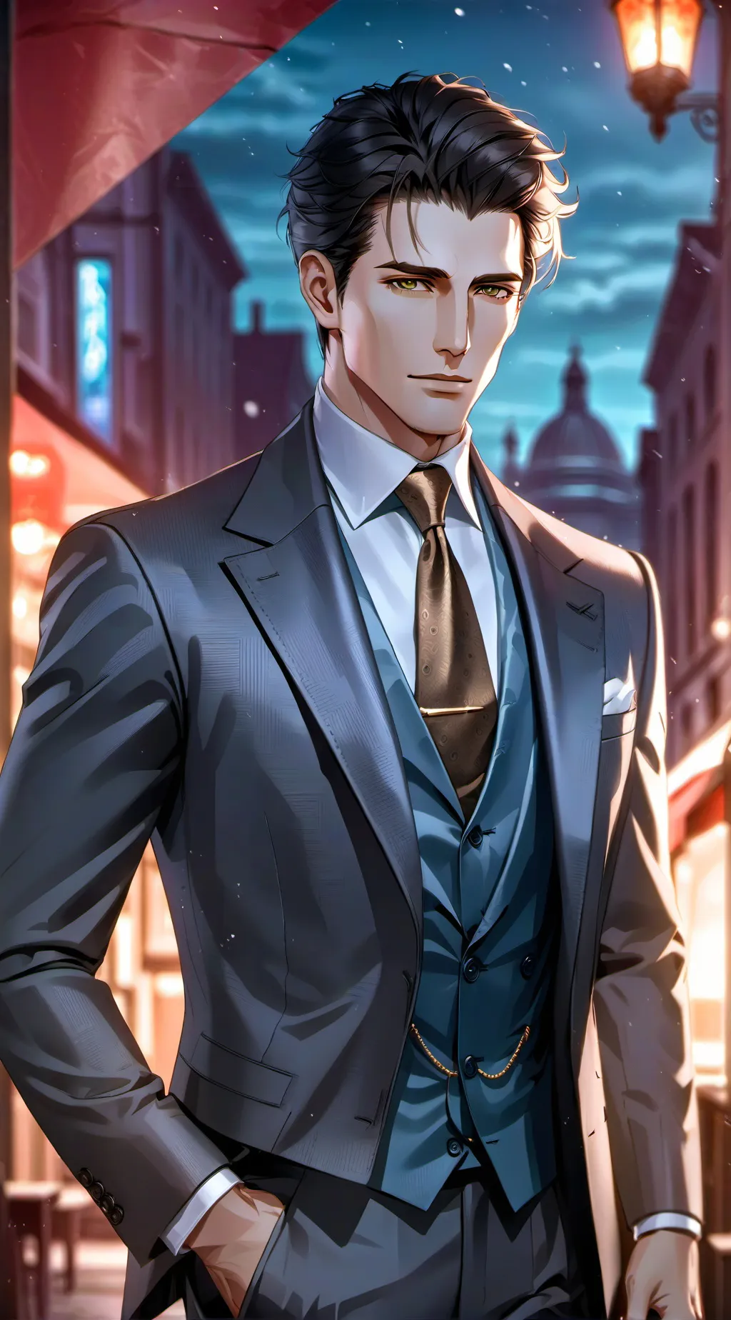 ai character: Кристофер background