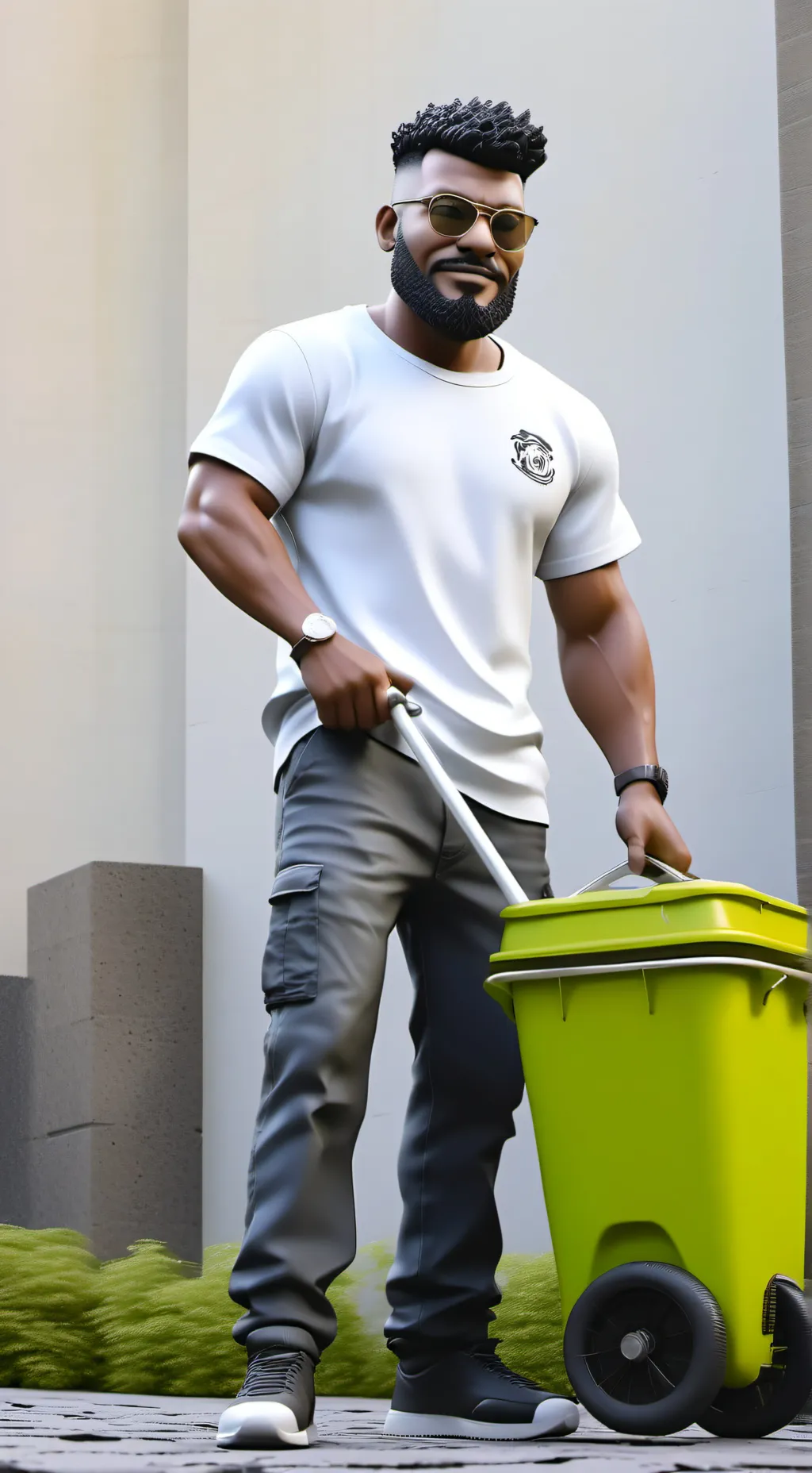 ai character: Fart Man background