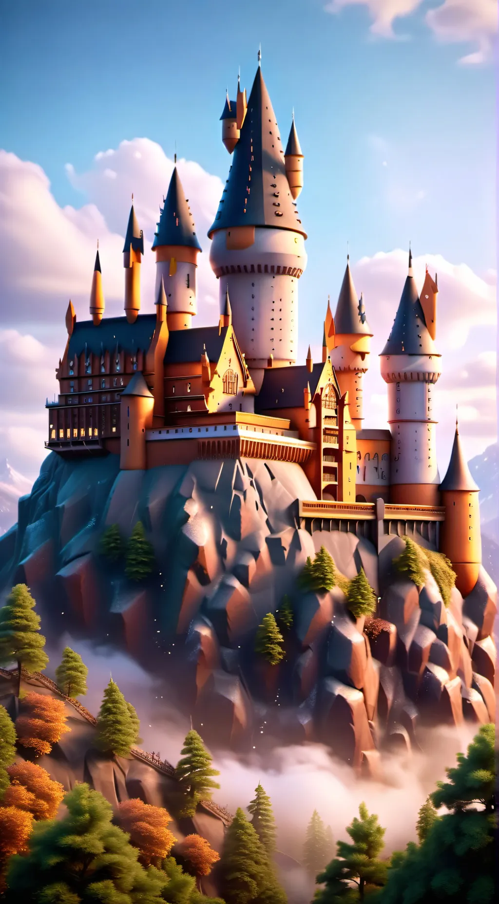 ai character: Hogwarts background