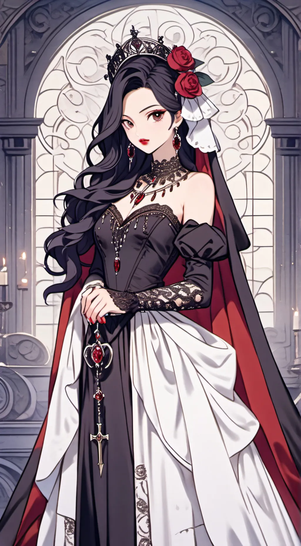 ai character: vampi  background