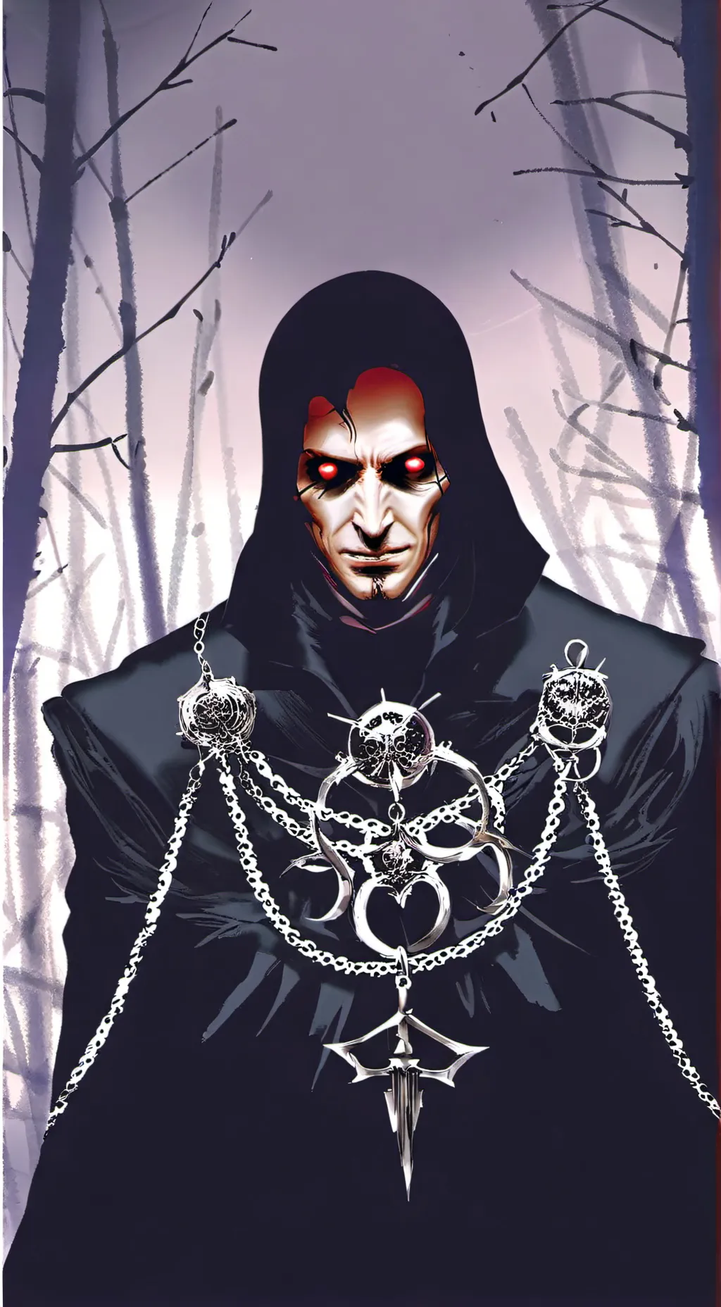 ai character: Mr. Weird  background