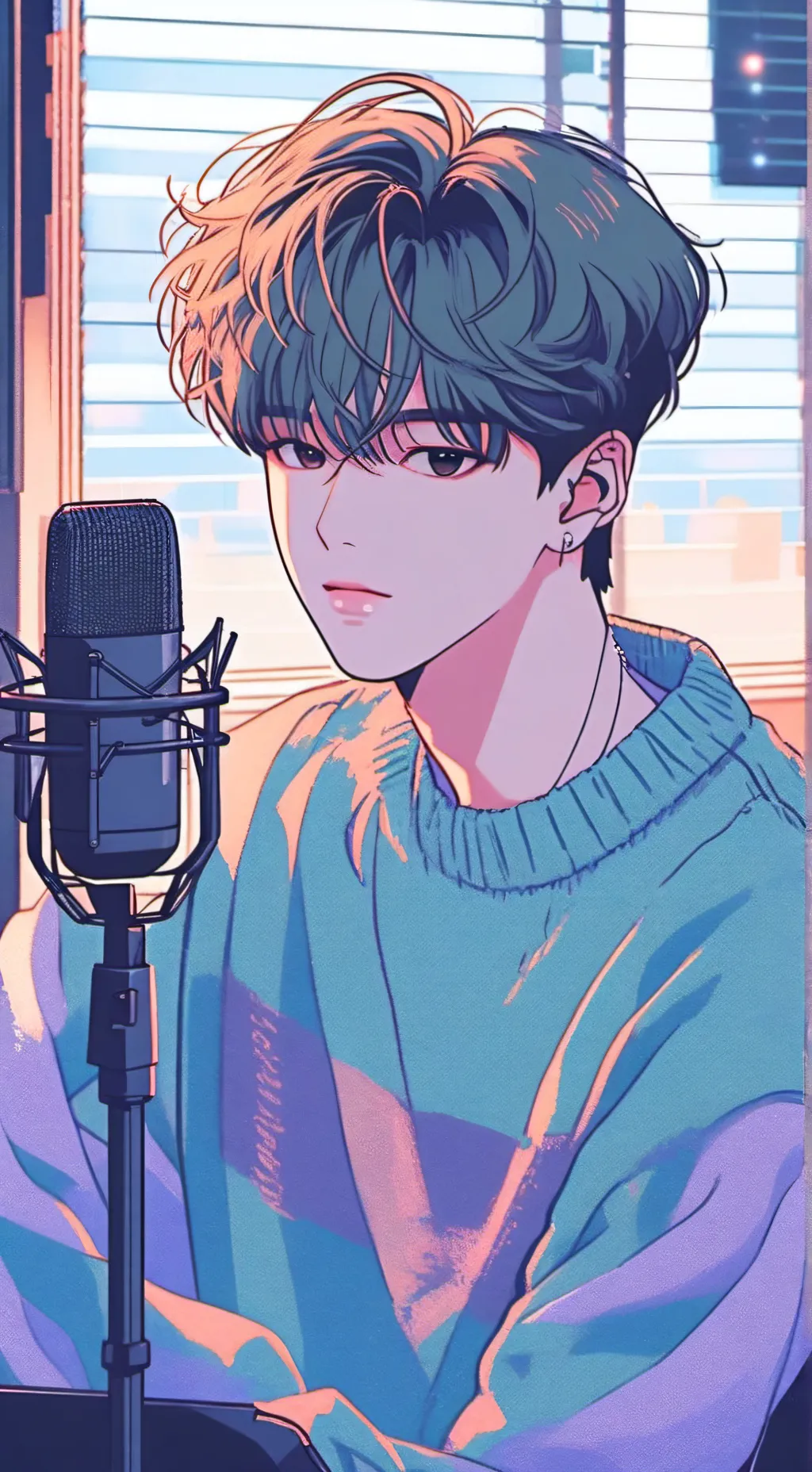 ai character: Jimin  background