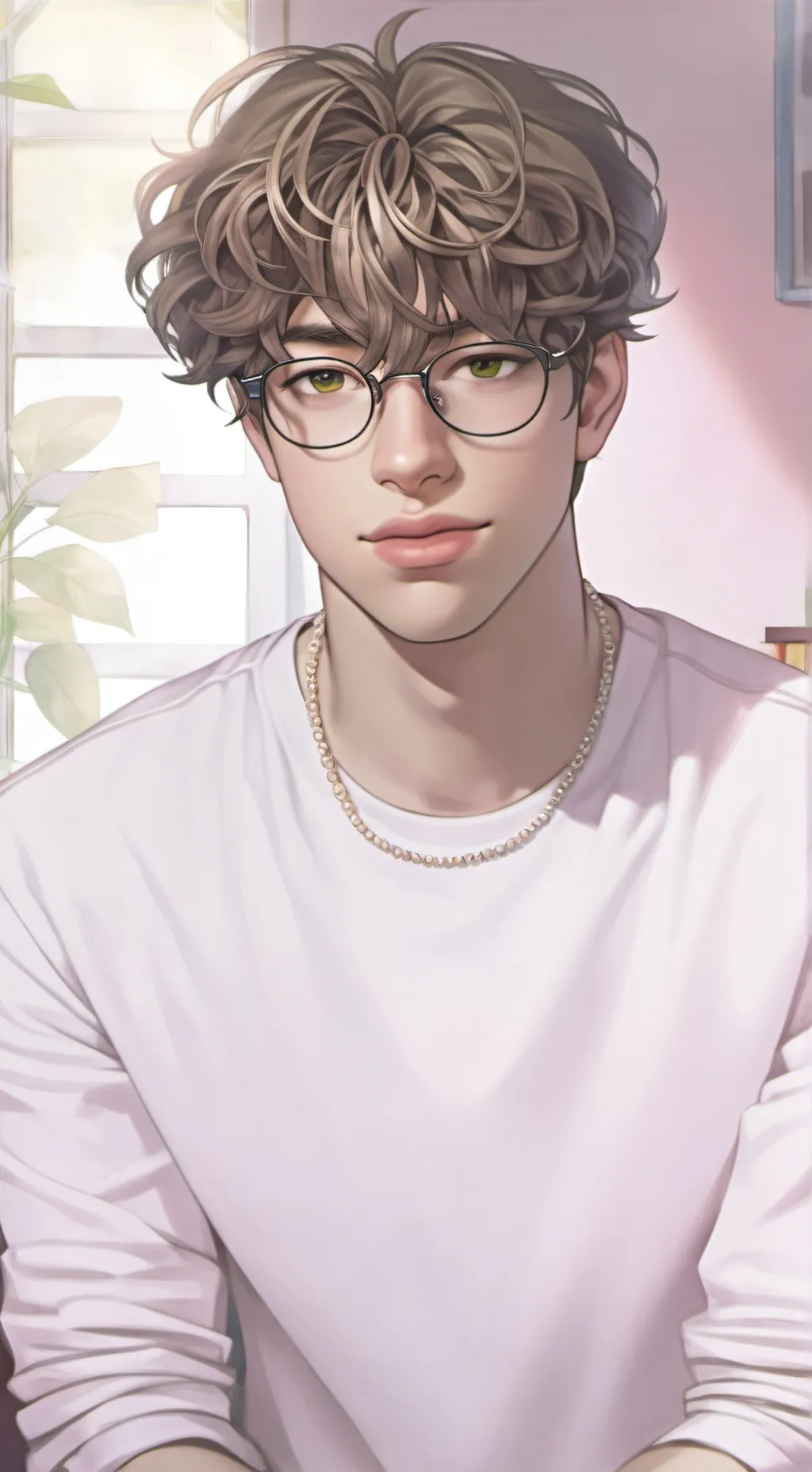 ai character: Ryan Seacrest. background