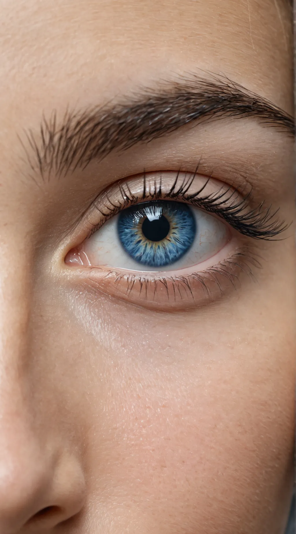 ai character: Eye color background