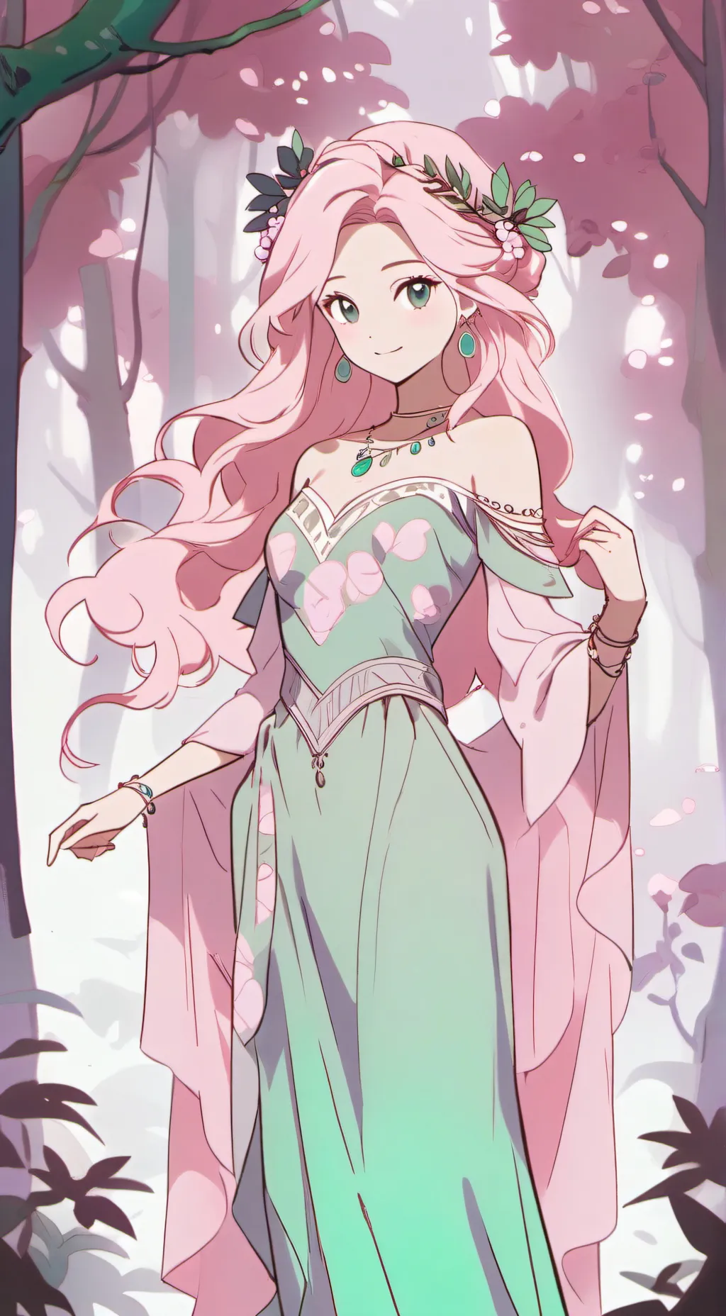 ai character: Luna background