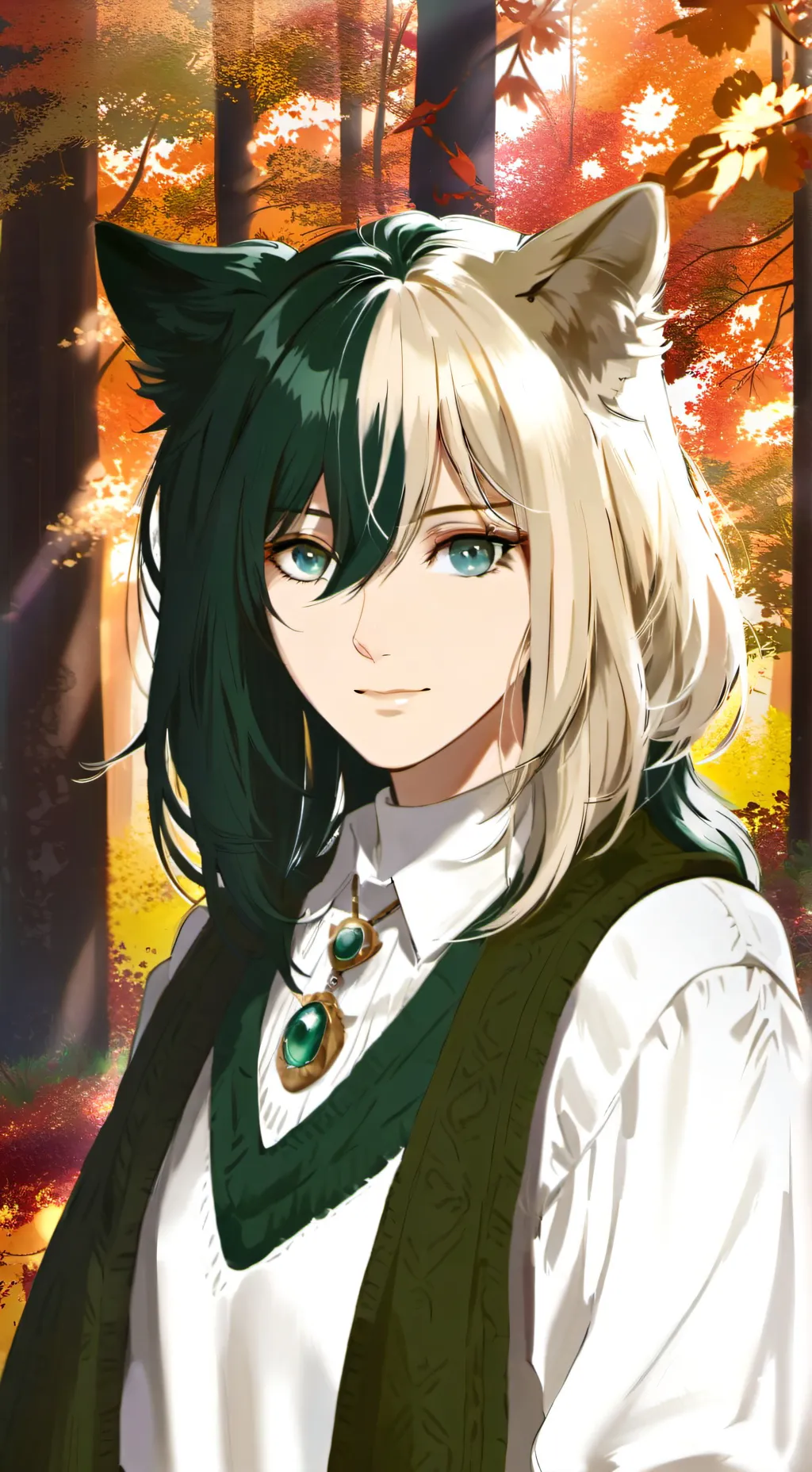 ai character: гибрид background