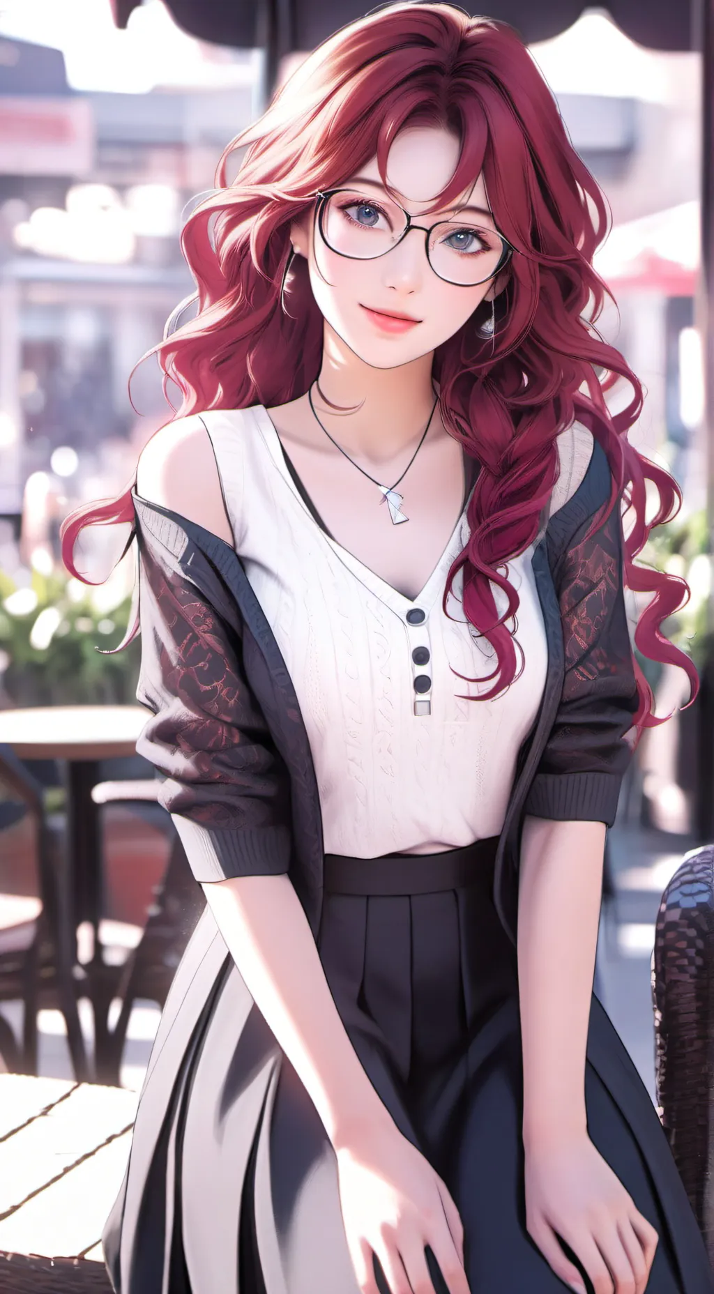 ai character: Aliva!! (oc) background