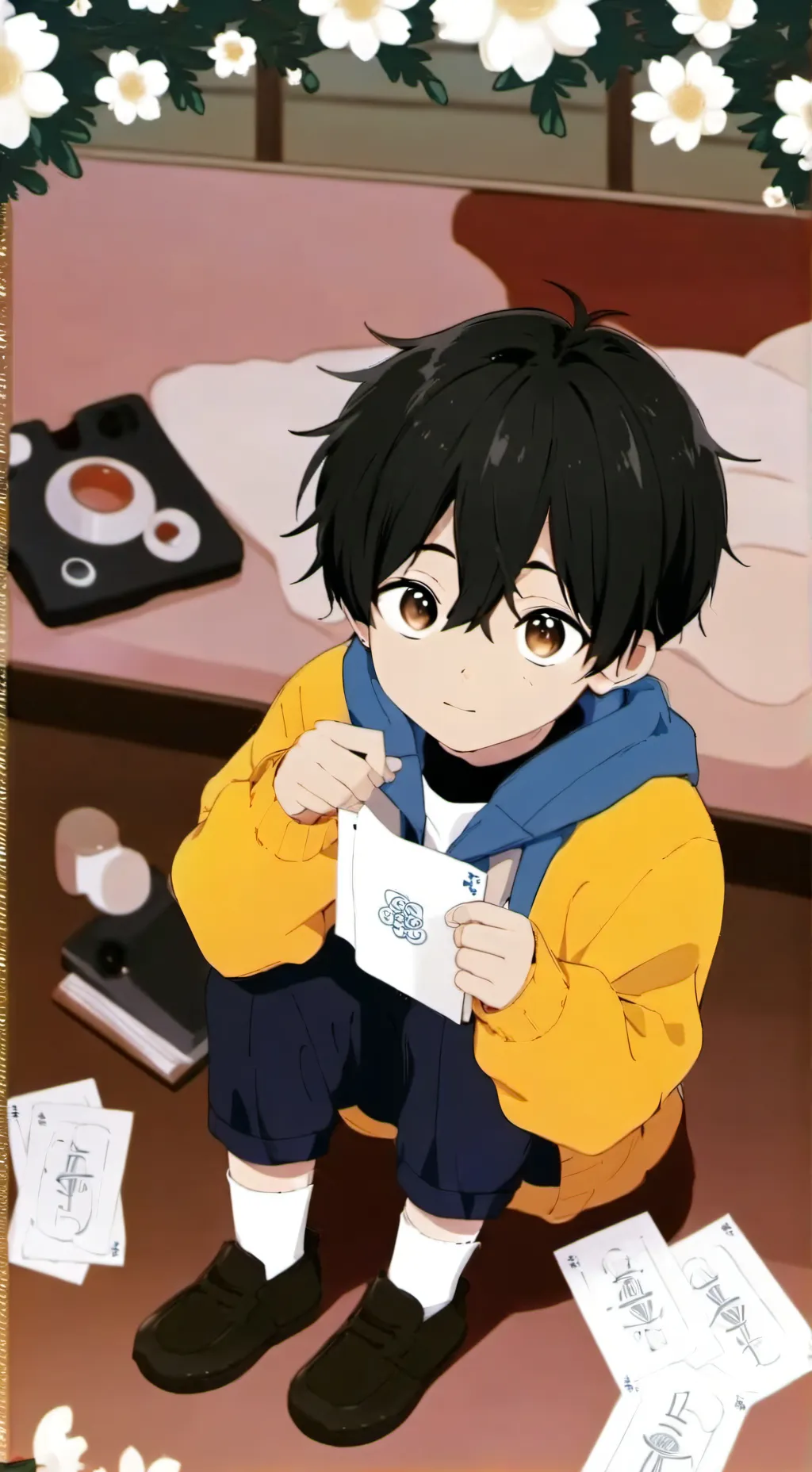 ai character: Mathew grull background