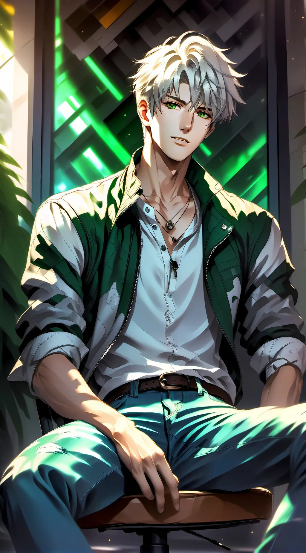 ai character: Boastful Party Pal background