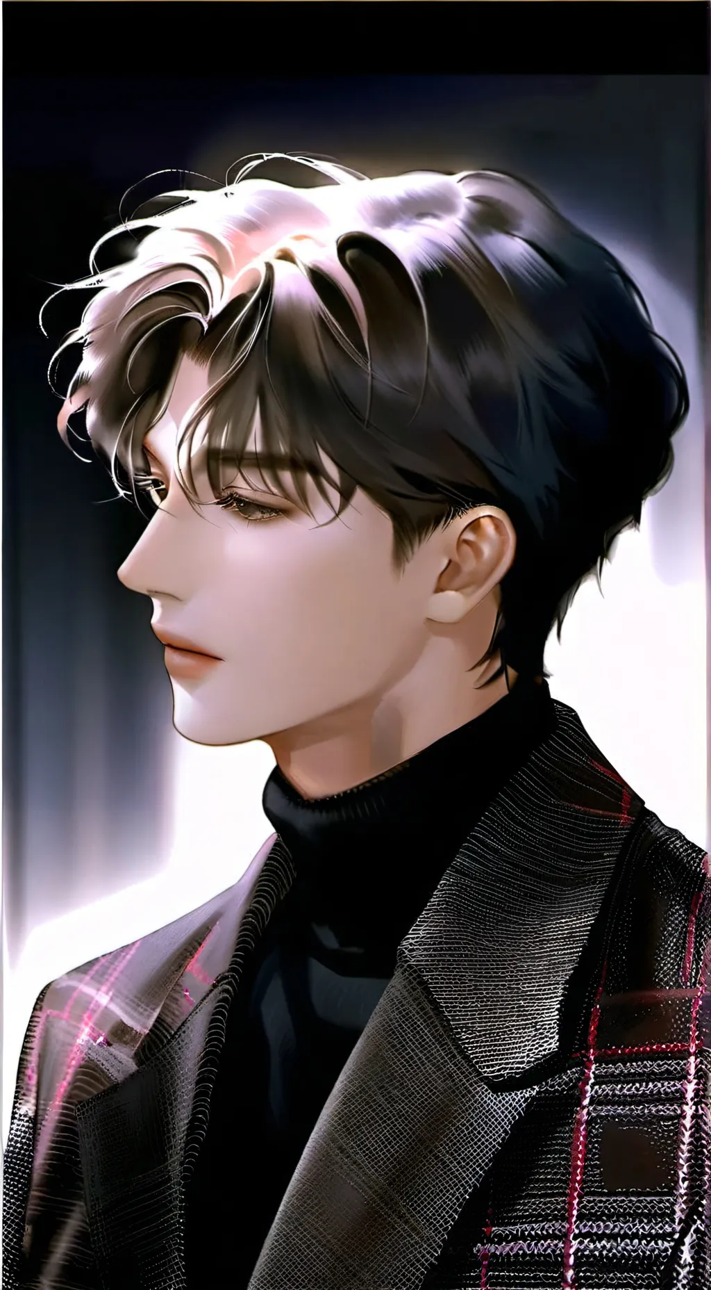 ai character: perk min-je 💚 background