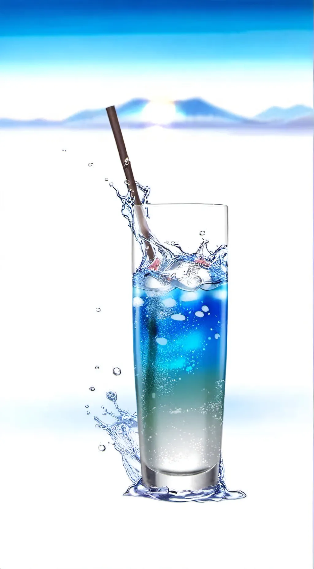 ai character: agua background