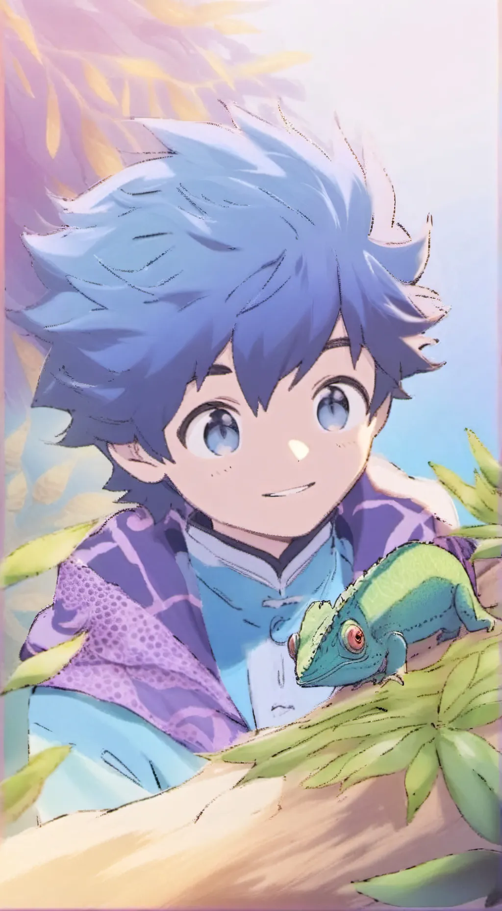 ai character: 私はお兄さんの側に background