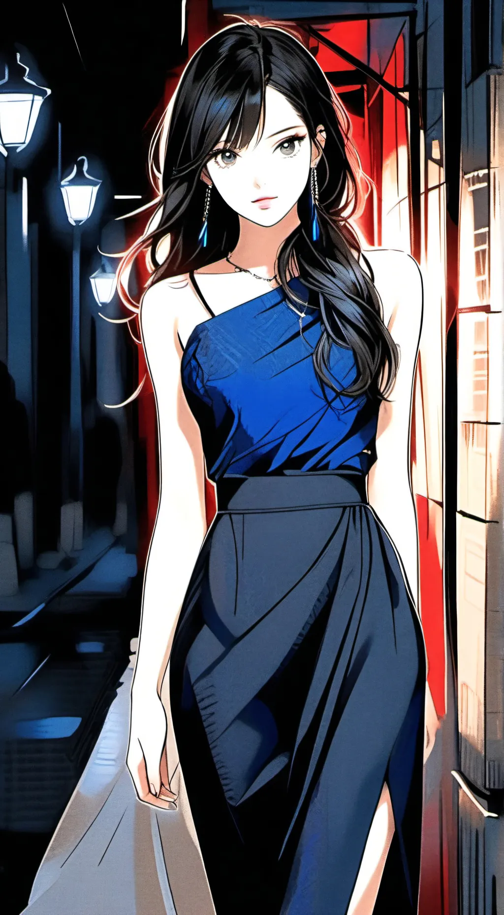 ai character: The sad girl|😢 background