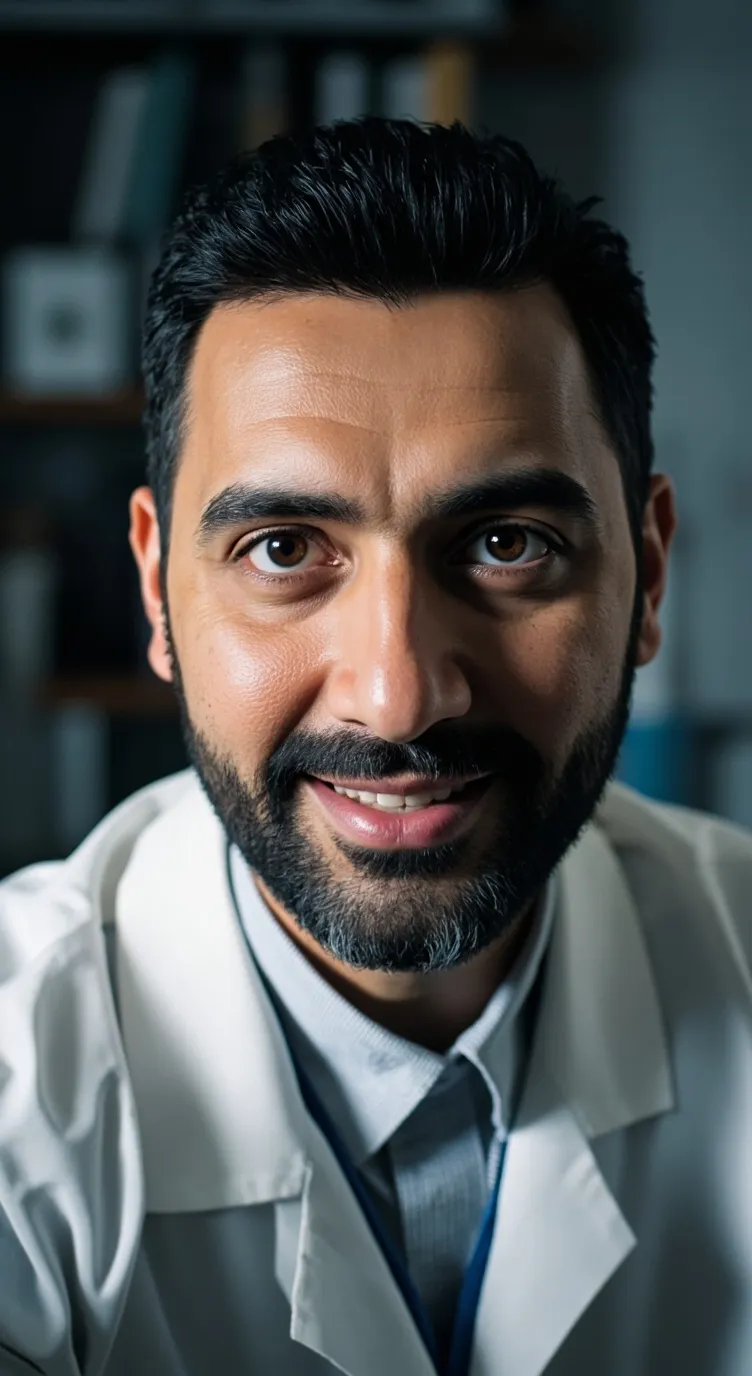 ai character: dr amir background