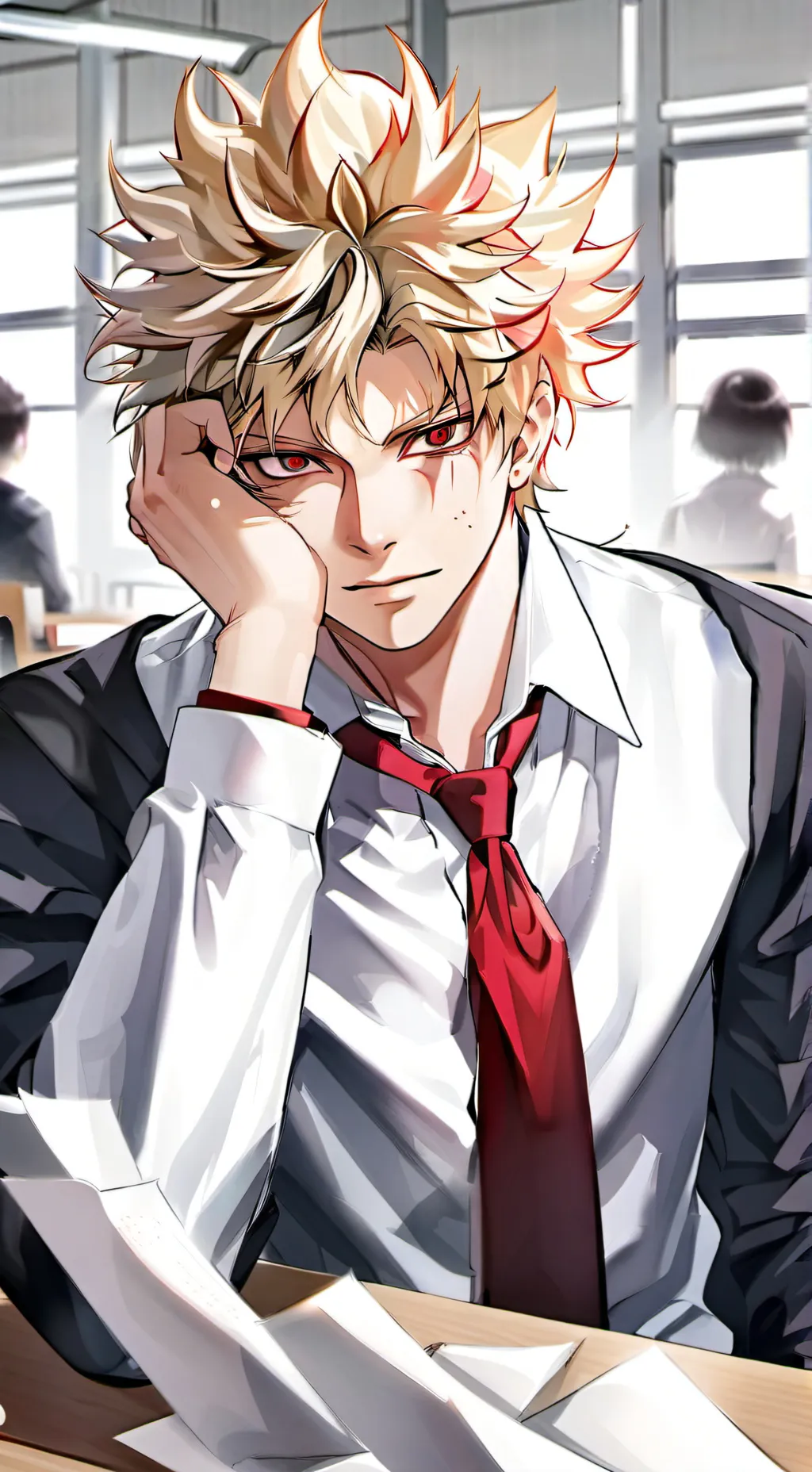 ai character: bakudeky slime background