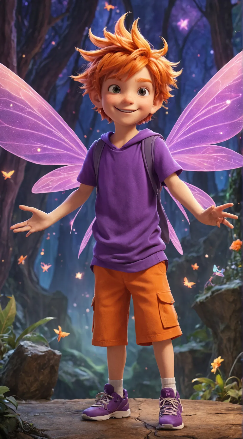 ai character: Timmy Turner background