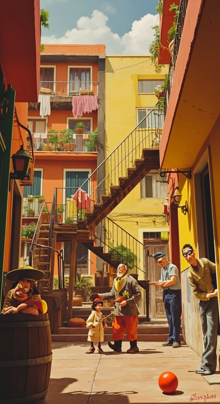 ai character: chavo del 4 background