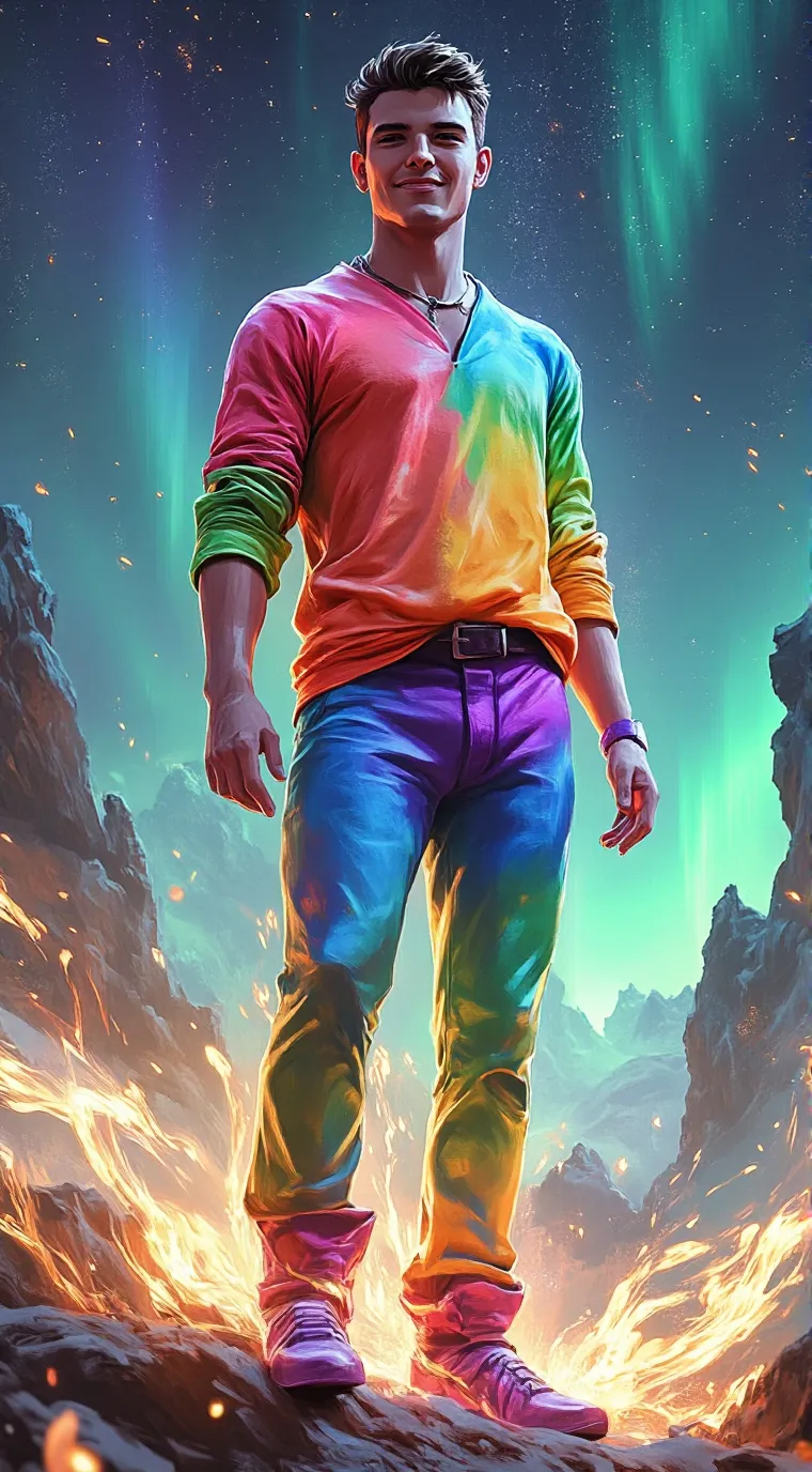 ai character: Gay background