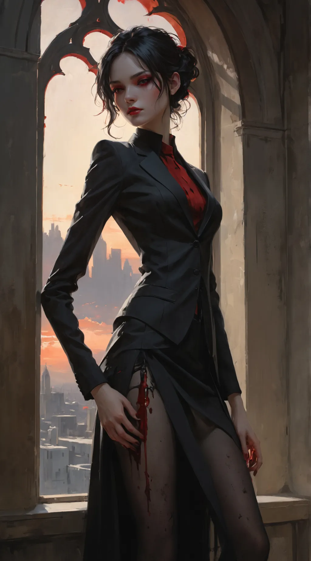 ai character: Mira background