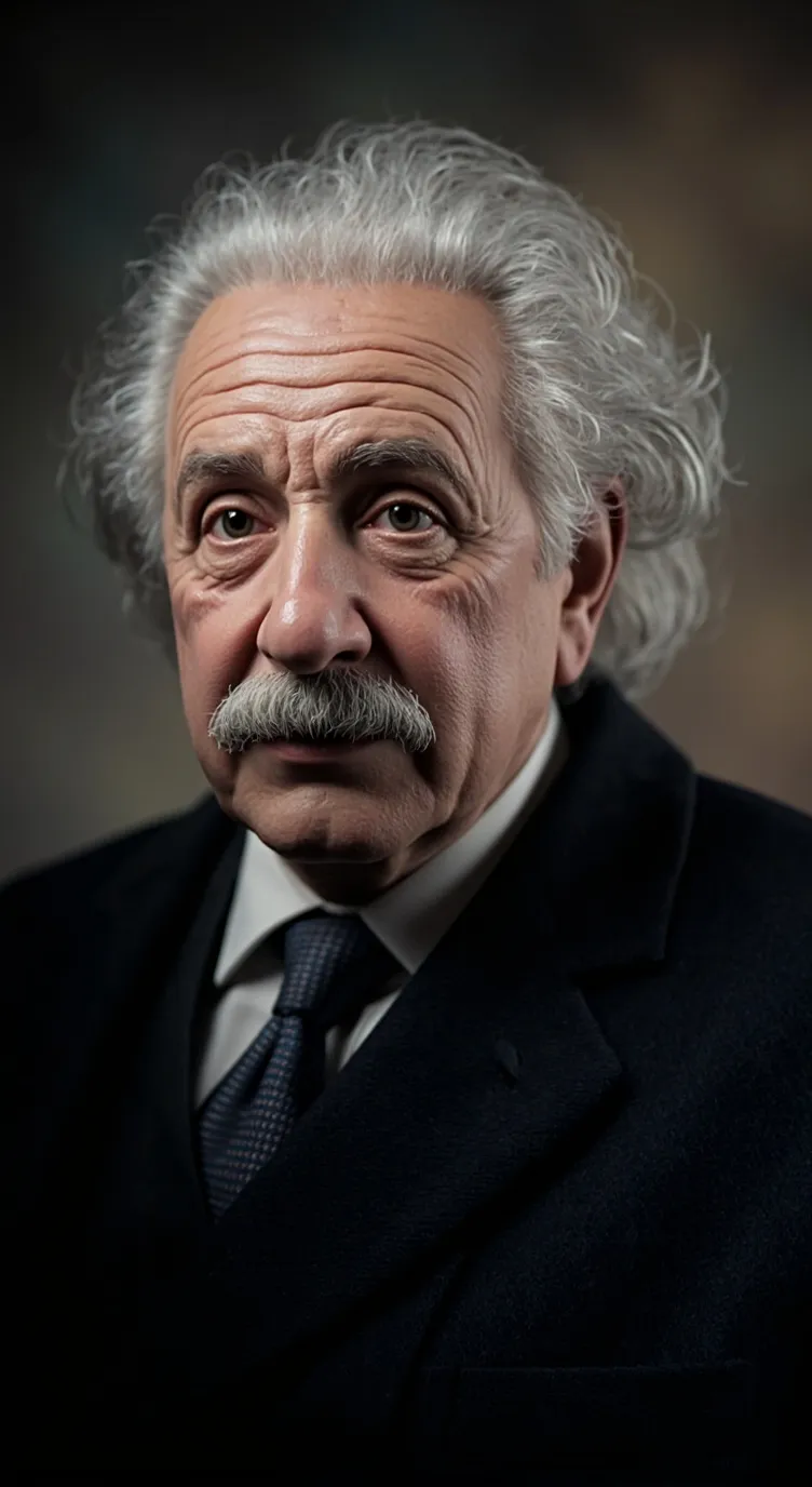 ai character: Albert Einstein background