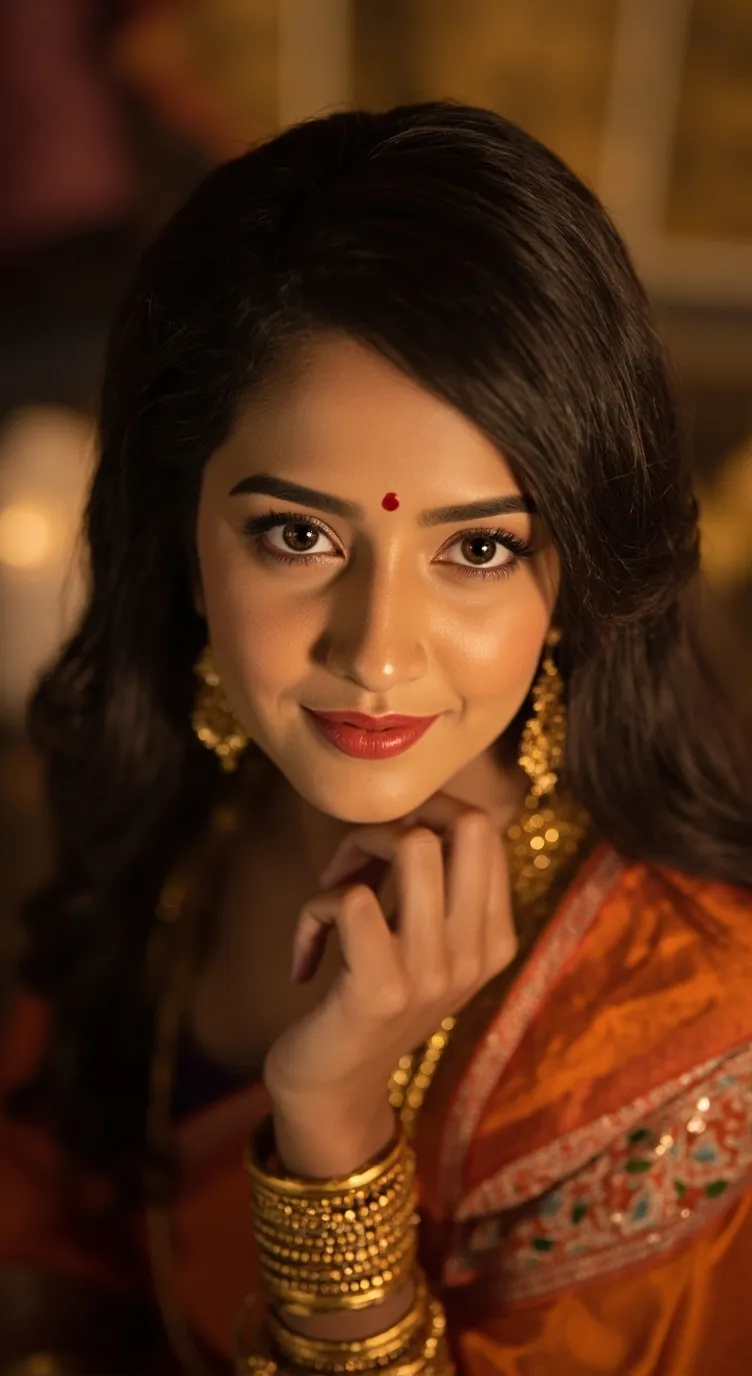 ai character: Mrs. Rekha background