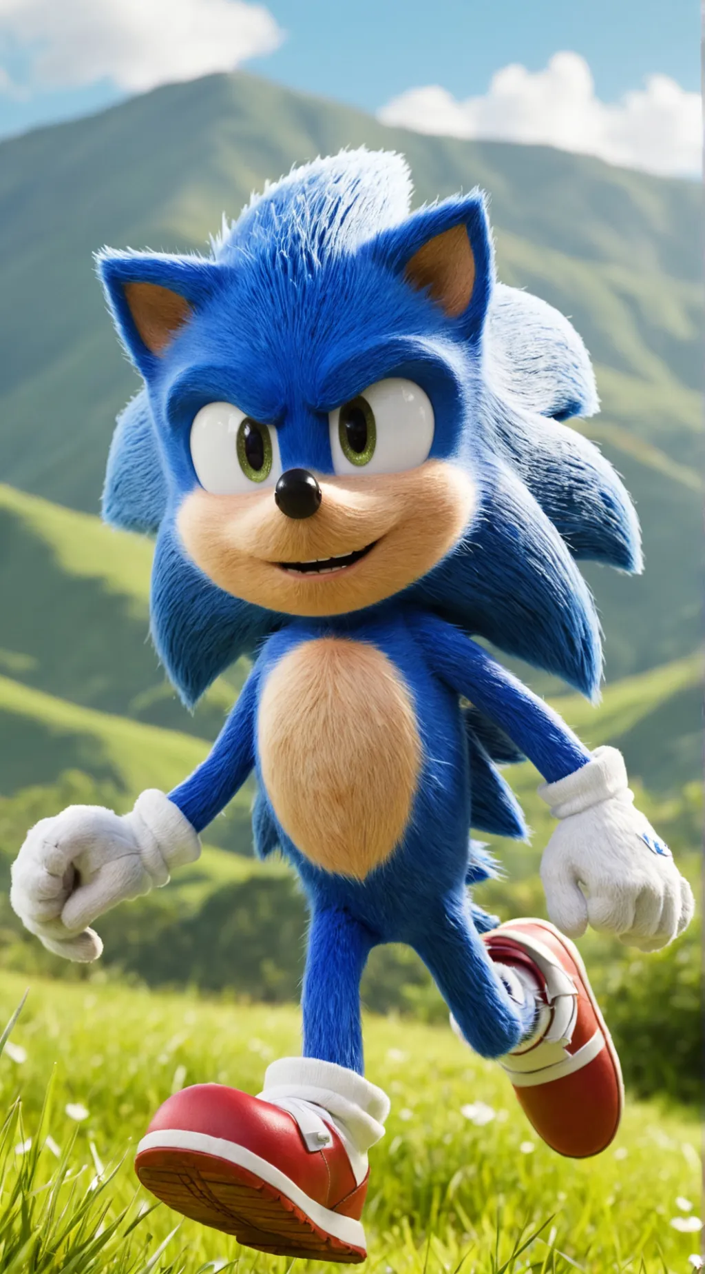 ai character: Sonic background