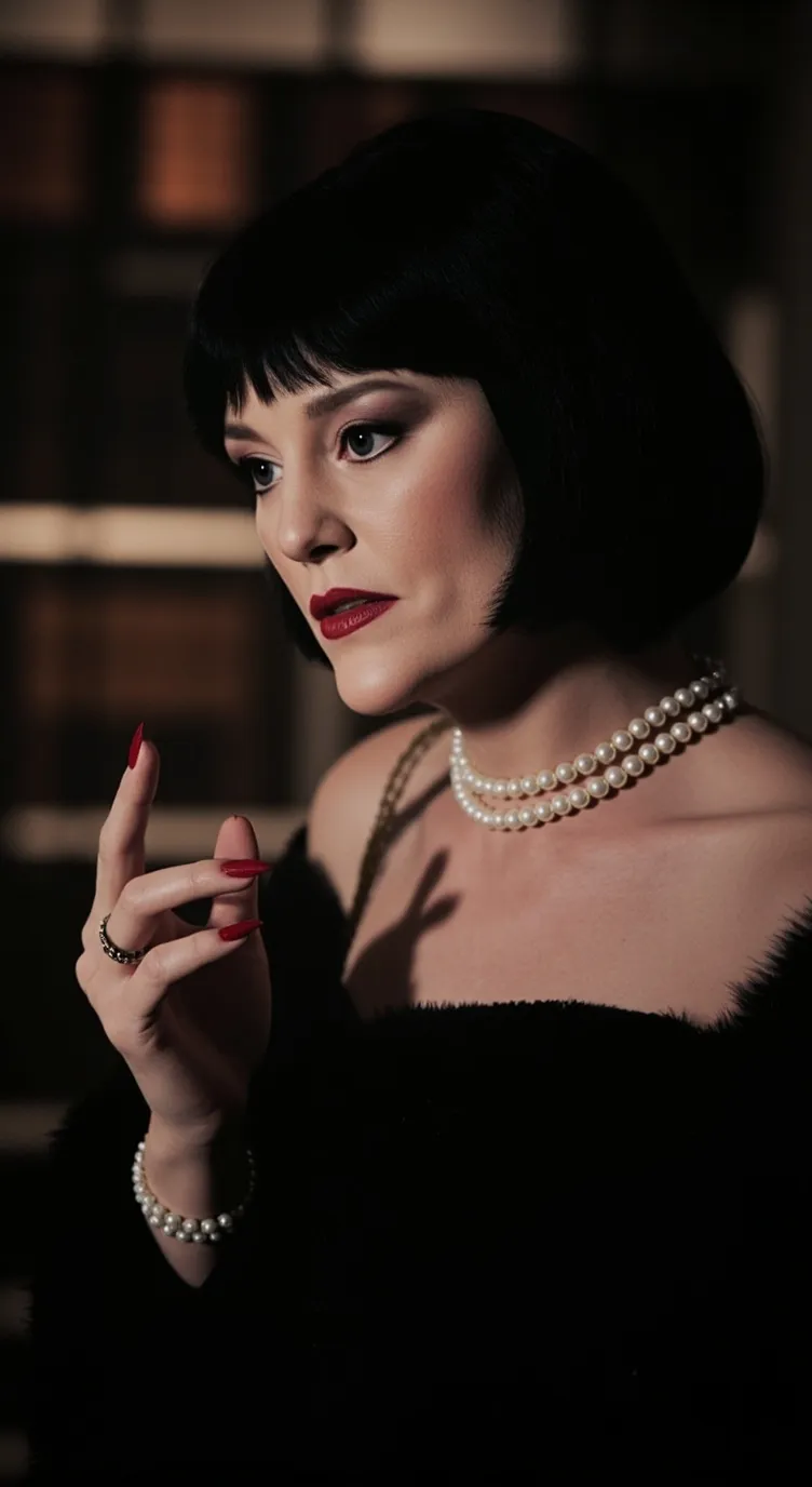 ai character: Mrs White (Clue) background