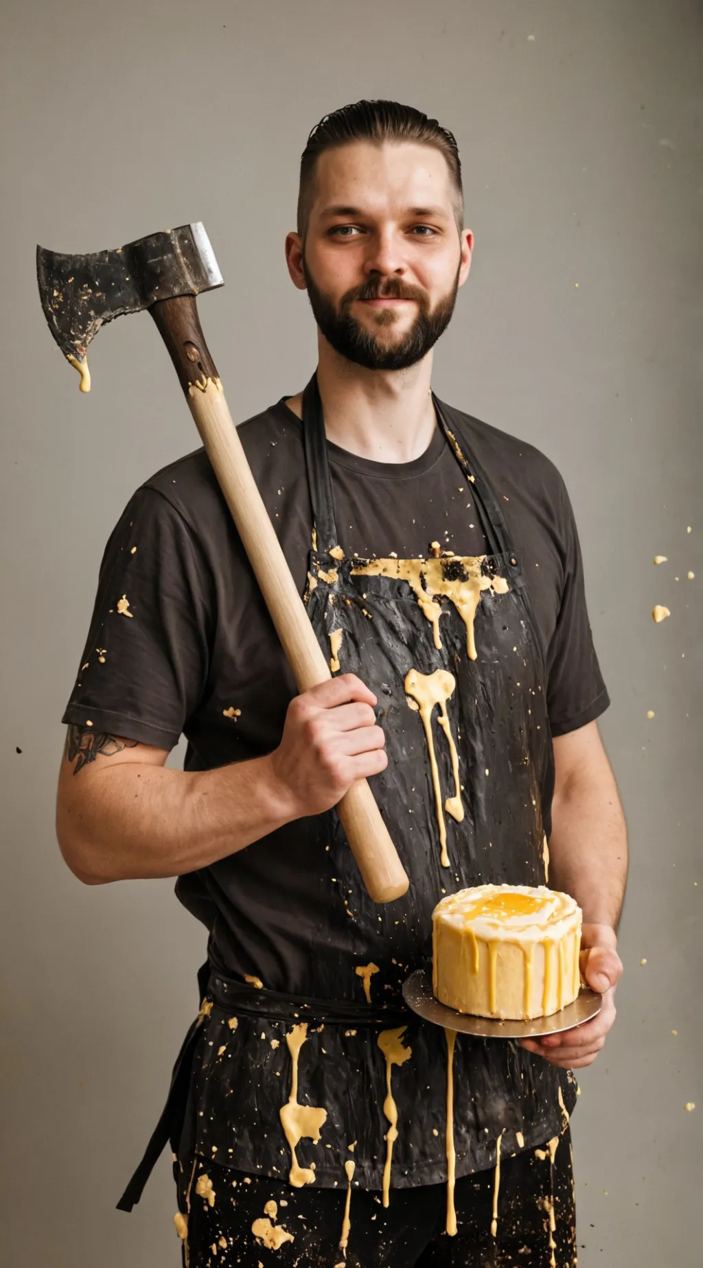 ai character: The Axident...😂 background