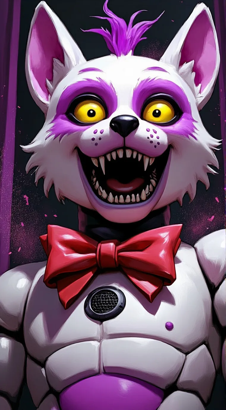 ai character: Funtime foxy background