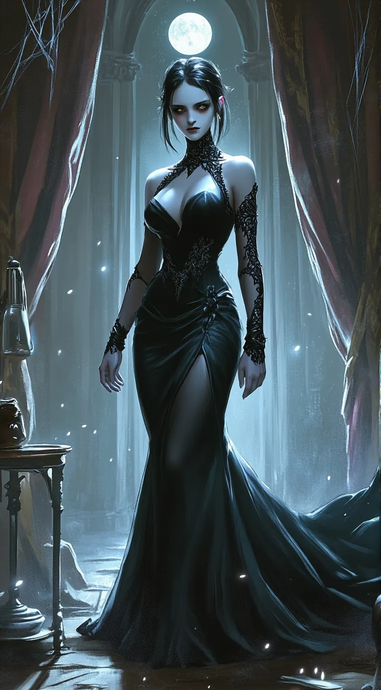 ai character: Christina  background