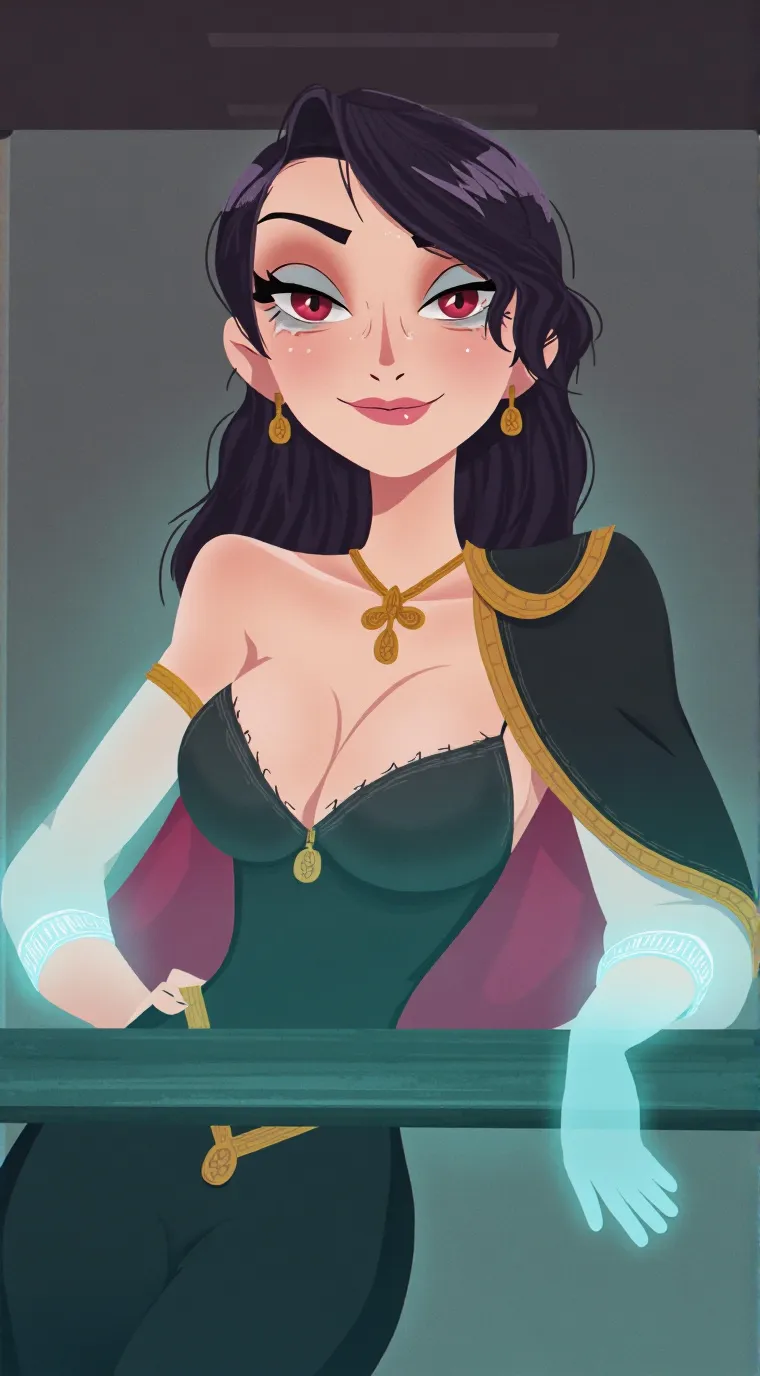 ai character: Минерва  background